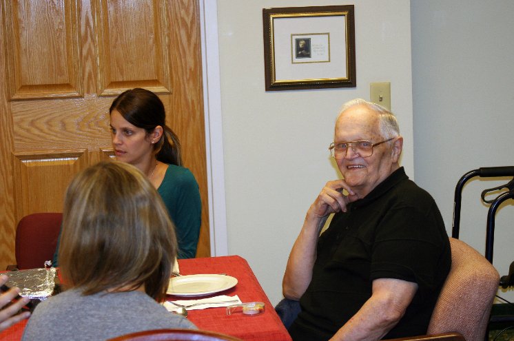 Dad, Sara, and Laura